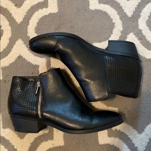 Black ankle boots